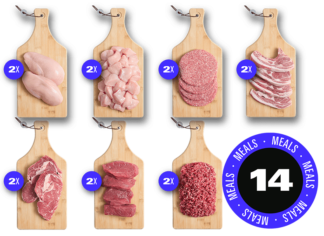 Carnivoor Pakket | 100% Grasgevoerd & Halal Vleespakket | XL Pakket