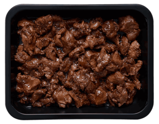 Zoete pulled beef vers gegaard